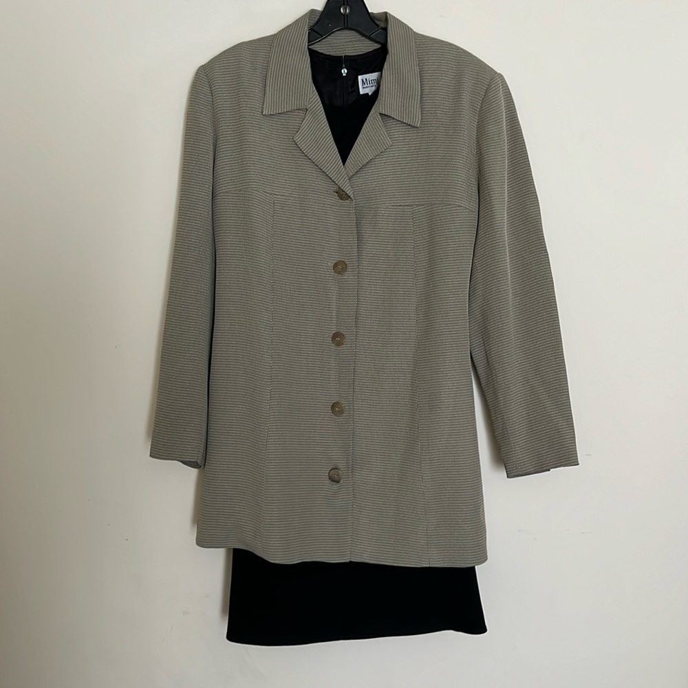 MIMI MATERNITY Women’s 2 Piece Jacket/Sleveless Dress Size L